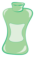 Image showing Bottle of shampoo vector or color illustration