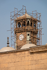 Image showing The Mosque of Muhammad Ali in Cairo Egypt at sunset