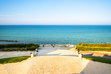 Image showing view from the monument to the fallen of Ancona, Italy