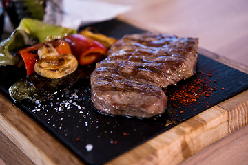 Image showing Juicy grilled steak