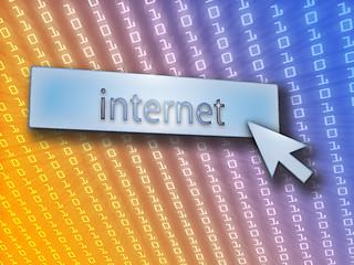 Image showing Internet button