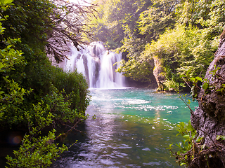 Image showing beautiful waterfall