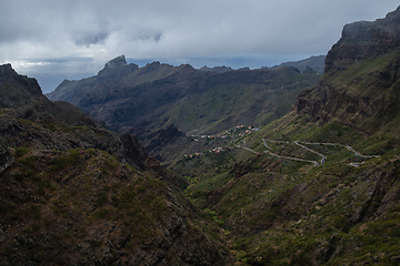 Image showing view on Teno Mountains