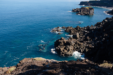 Image showing natural swimming pools on Tenerife island