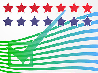 Image showing USA election voting illustration