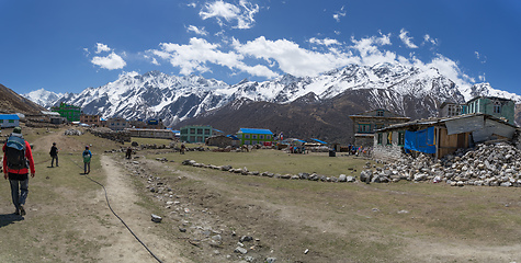 Image showing Nepal village in mountains