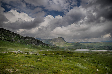 Image showing Mountain nature landscape in Morway summer