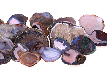 Image showing color agate collection