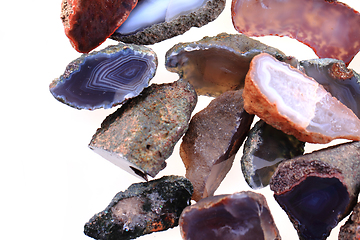 Image showing color agate collection