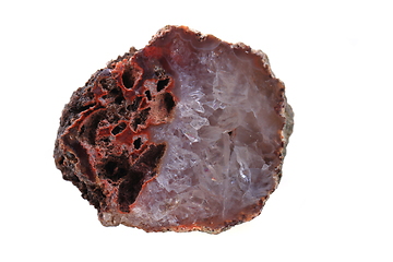 Image showing natural agate isolated