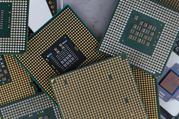 Image showing computer chips texture