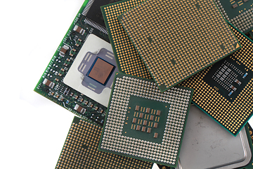 Image showing computer chips texture