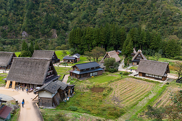 Image showing Japanese Shirakawago village