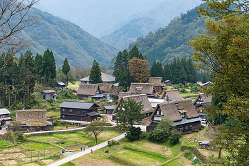 Image showing Old Shirakawago village