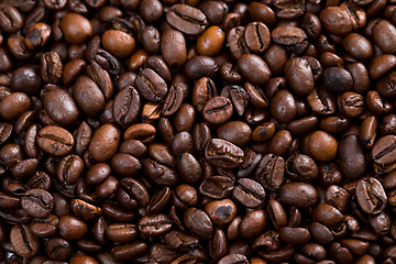 Image showing Coffee bean texture