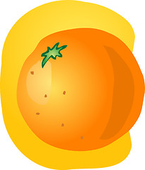 Image showing Whole orange illustration