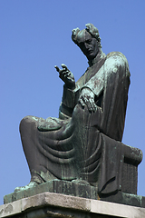 Image showing Statue of Bishop Josip Juraj Strossmayer in Zagreb, Croatia