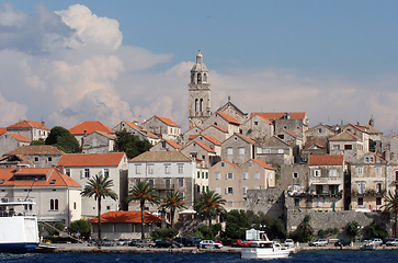 Image showing Korcula. Small island city near Dubrovnik in Croatia.