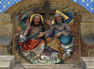 Image showing Jesus and God the Father