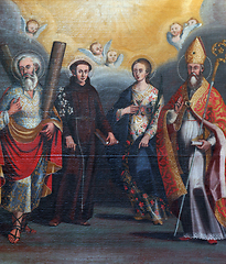 Image showing Saint Andrew, Anthony, Lucia and Nicholas