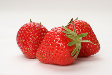 Image showing Fresh strawberries