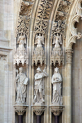 Image showing Portal of the Zagreb cathedral