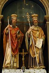 Image showing Statue of Saints Cyril and Methodius