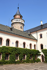 Image showing Court of Neo Gothic castle Sychrov