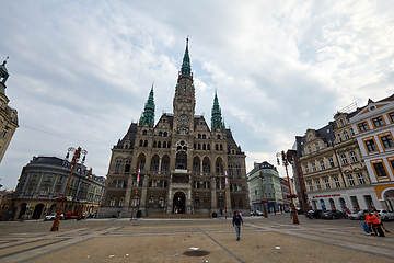 Image showing Neo-renaissance Town Hall in Liberec town