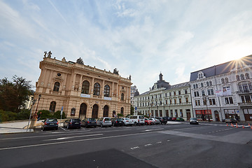 Image showing Neo-renaissance F. X. Salda Theatre near Town Hall