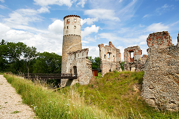 Image showing ruins of renaissance castle Zviretice