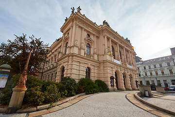 Image showing Neo-renaissance F. X. Salda Theatre near Town Hall