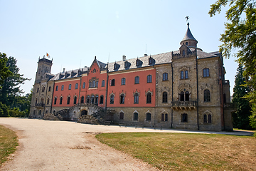 Image showing Neo Gothic castle Sychrov