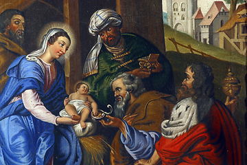 Image showing Nativity Scene, Adoration of the Magi