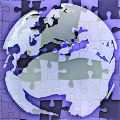 Image showing Map of Europe jigsaw