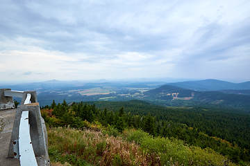 Image showing view from the Jested near Liberec town