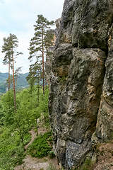 Image showing Suche skaly (Dry Cliffs) near Mala skala