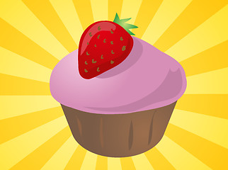 Image showing Cupcake illustration