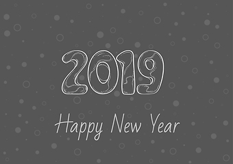 Image showing Happy New Year 2019