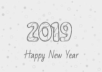 Image showing Happy New Year 2019