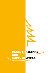 Image showing minimal design for christmas poster