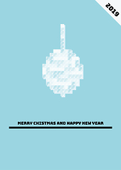 Image showing minimal design for christmas poster