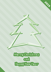 Image showing minimal design for christmas poster