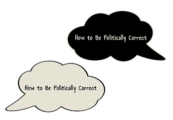 Image showing Politically Correct speak bubble