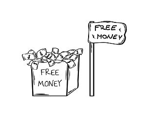 Image showing box full of free money