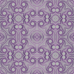 Image showing ornamental seamless pattern with 3D illusion