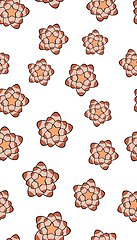 Image showing flowers seamless pattern