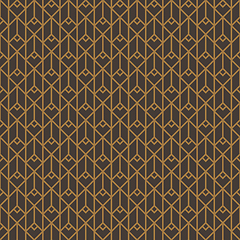 Image showing linear crossing curves, seamless pattern