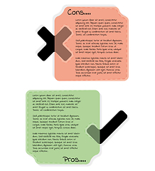 Image showing cons and pros frames