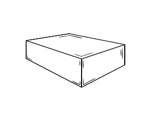 Image showing small closed box, sketch